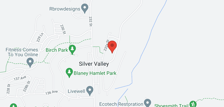 map of 13795 SILVER VALLEY ROAD